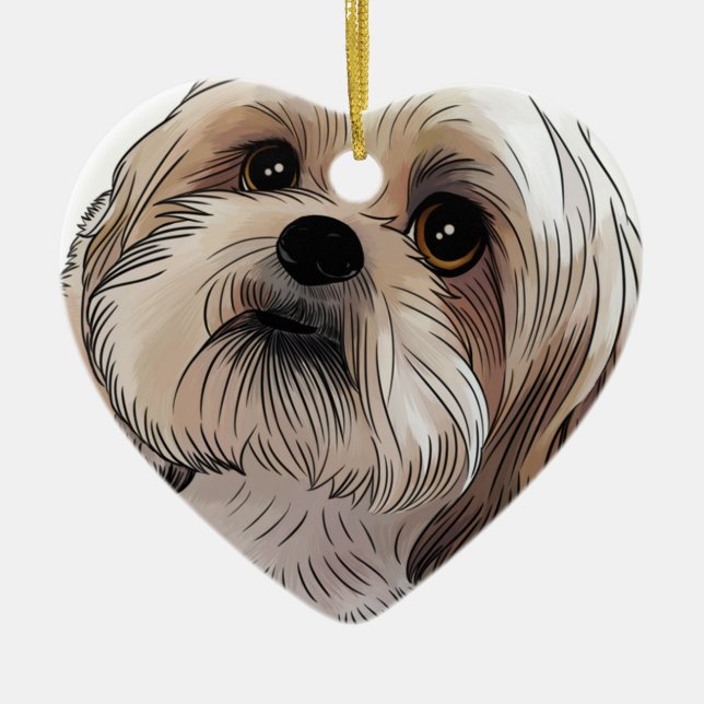 Adorno De Cerámica Malshi Mal-shi (Frente)