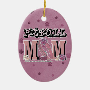 Adorno De Cerámica MAMÁ de Pitbull