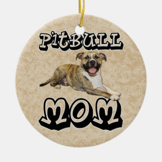 Adorno De Cerámica MAMÁ del pitbull - Tigger