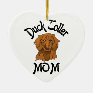 Adorno De Cerámica Mamá del Toller del pato