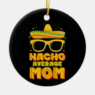 Adorno De Cerámica Mamá No Promedio Cinco De Mayo Familia Combinada