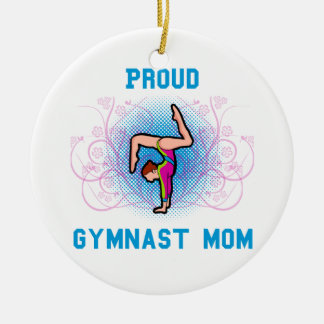 Adorno De Cerámica Mamá orgullosa del gimnasta