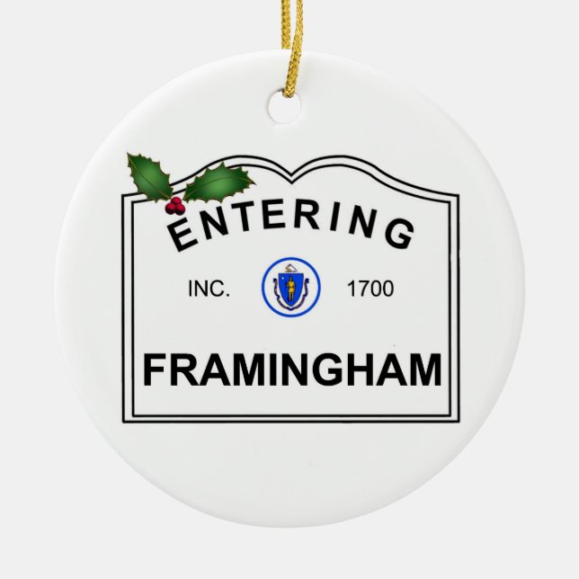Adorno De Cerámica MAMÁES de Framingham (Frente)