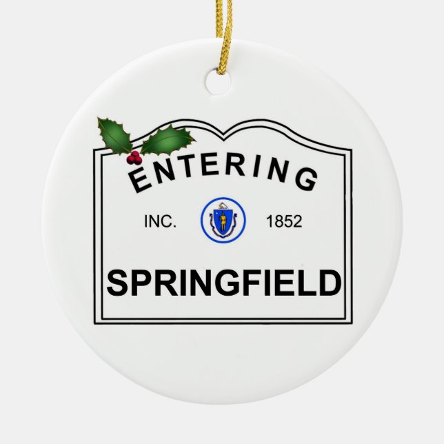 Adorno De Cerámica MAMÁES de Springfield (Frente)