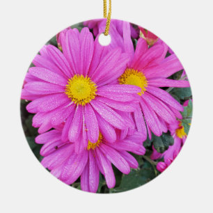 Adorno De Cerámica Mamáes rosas