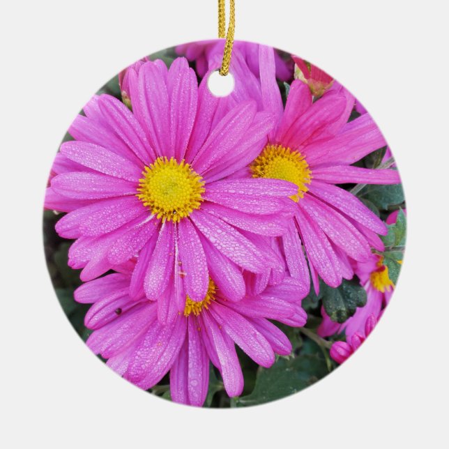 Adorno De Cerámica Mamáes rosas (Frente)