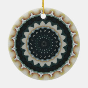 Adorno De Cerámica Mandala de Lirio Calla