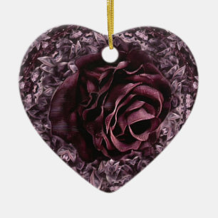 Adorno De Cerámica Mandala de rosa 