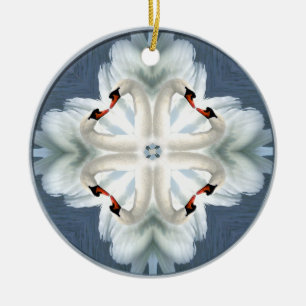 Adorno De Cerámica Mandala del cisne