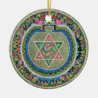 Mandala Tantric tibetana del Buddhism del vintage