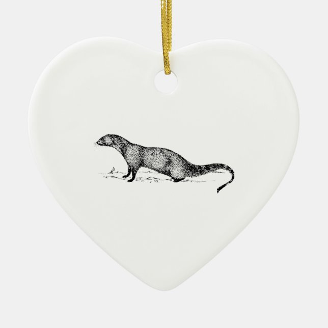 Adorno De Cerámica Mangosta (Frente)