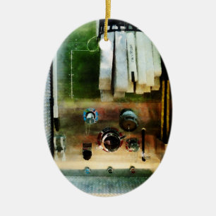 Adorno De Cerámica Manguera Blanca Y Boquillas