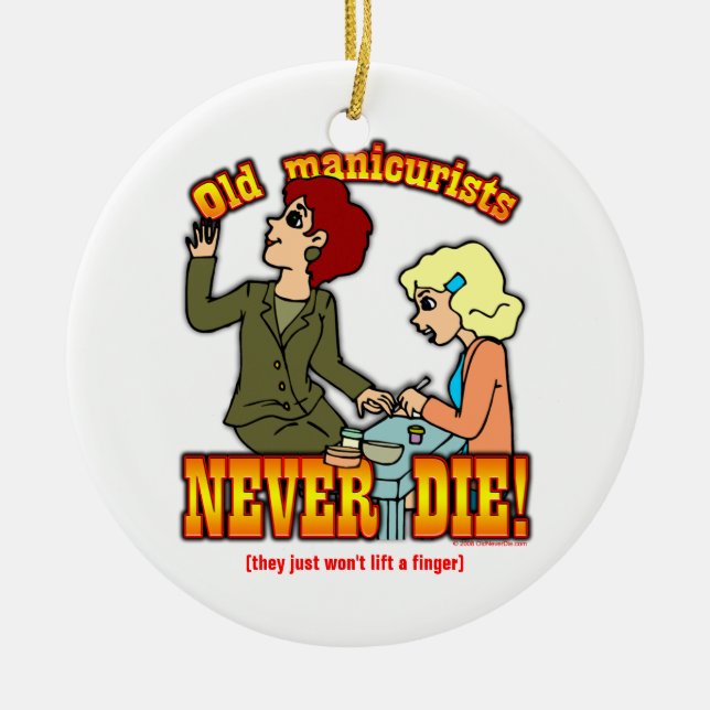 Adorno De Cerámica Manicuros (Frente)