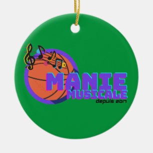 Adorno De Cerámica Manie Musicale Ornament