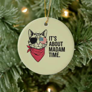 Adorno De Cerámica Manifestación de Kamala Harris DNC 2024