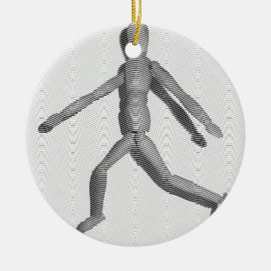Adorno De Cerámica Mannequina humana de madera