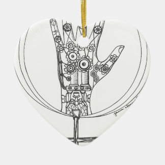 Adorno De Cerámica Mano mecánica
