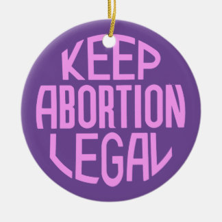 Adorno De Cerámica Mantener legal el aborto