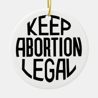 Adorno De Cerámica Mantener legal el aborto