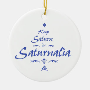 Adorno De Cerámica Mantener Saturno en Saturnalia