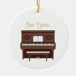 Adorno De Cerámica Manténgase en sintonía