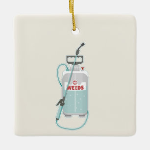 Adorno De Cerámica Mantenimiento de huertas de rociado de maleza