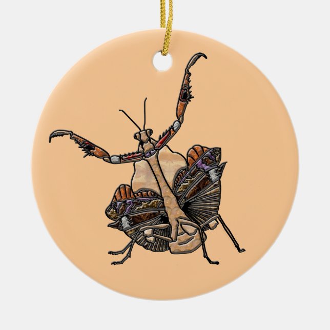 Adorno De Cerámica Mantis (Frente)