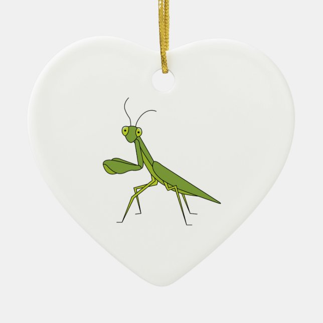 Adorno De Cerámica Mantis religiosa (Frente)