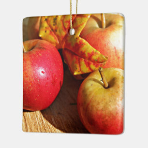 Adorno De Cerámica manzana manzanas fruta comida vid personalizar