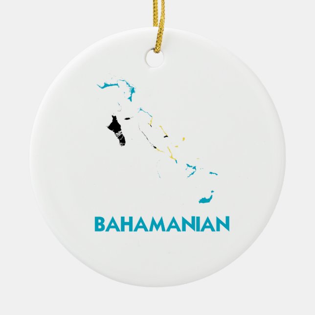 ADORNO DE CERÁMICA MAPA DE BAHAMANIAN (Frente)