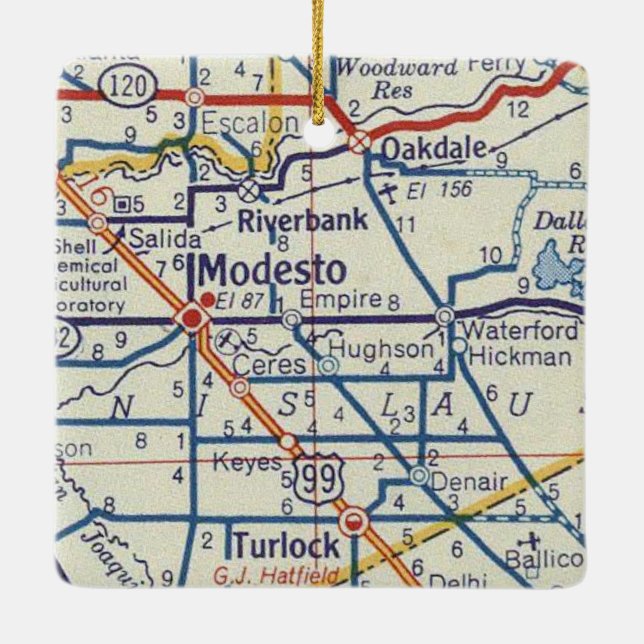 Adorno De Cerámica Mapa de cosecha modesto (Reverso)