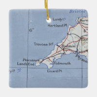 Mapa de cosechas de cornwall de Bodmin