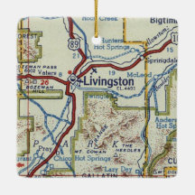 Mapa de época de Livingston MT