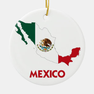 ADORNO DE CERÁMICA MAPA DE MÉXICO