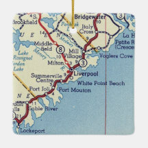 Mapa de Vintage de Liverpool NS