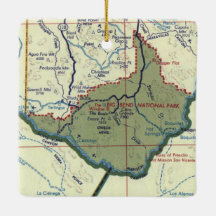 Mapa del Parque Nacional Big Bend