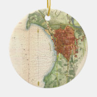 Mapa del vintage de Burlington Vermont (1763)