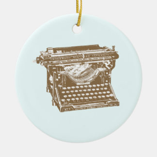 Adorno De Cerámica Máquina de escribir