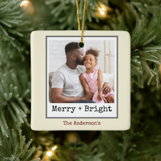 Adorno De Cerámica Máquina de Escribir Minimalista Navidad Foto Alegr