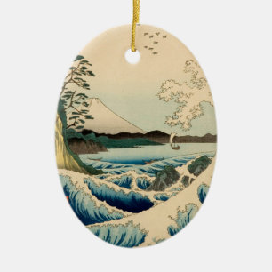 Adorno De Cerámica Mar de Satta Hiroshige