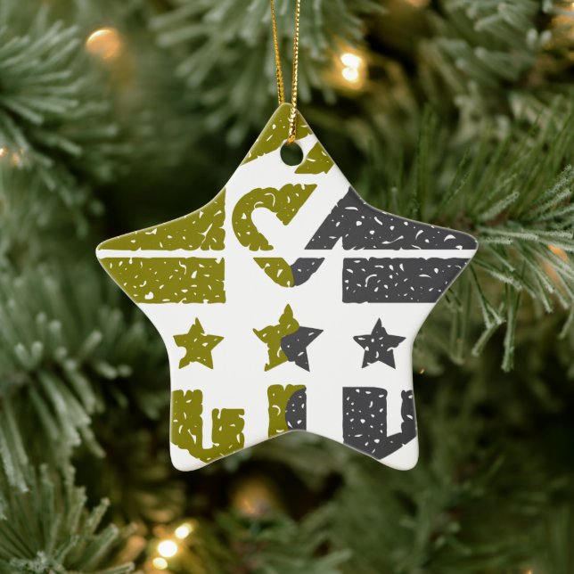 Adorno De Cerámica Marcar (Árbol)