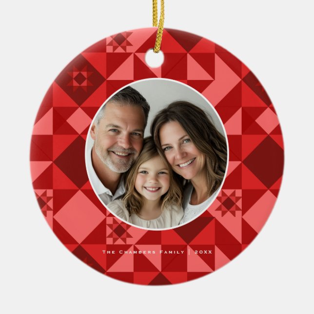 Adorno De Cerámica Marco Estelar Nórdico (Frente)