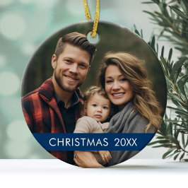 Adorno De Cerámica Marco fotográfico para navidades - Moderno
