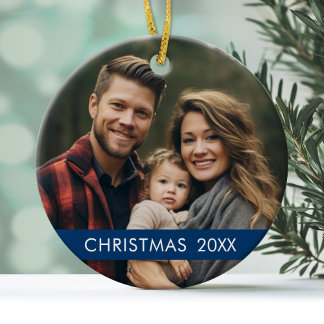 Adorno De Cerámica Marco fotográfico para navidades - Moderno