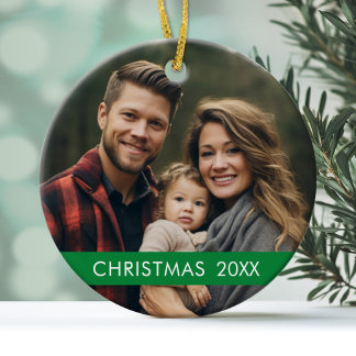 Adorno De Cerámica Marco fotográfico para navidades - Moderno