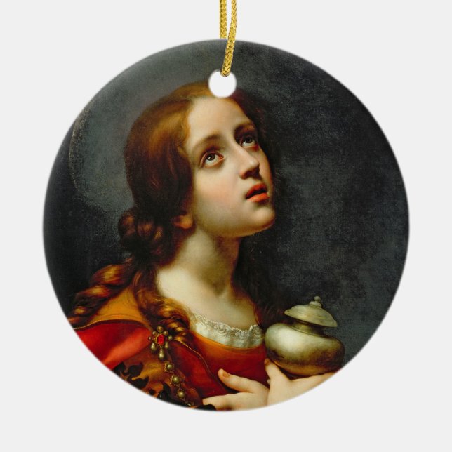 Adorno De Cerámica Maria Magdalena, 1660-70 (aceite en lona) (Frente)