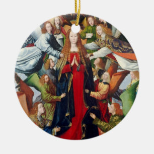 Adorno De Cerámica Maria, reina del cielo, C. 1485 - 1500
