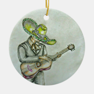 Adorno De Cerámica mariachi