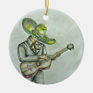 Adorno De Cerámica mariachi