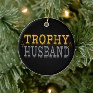 Adorno De Cerámica Marido Trofeo